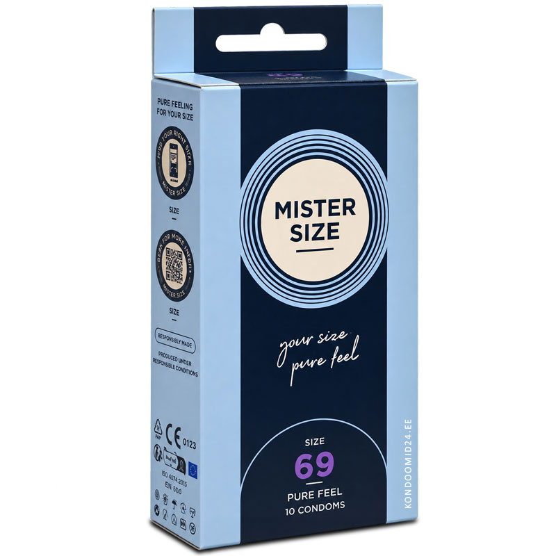 MISTER SIZE 69 (XXXL) kõige suuremad üliõhukesed kondoomid 10&nbsp;tk.